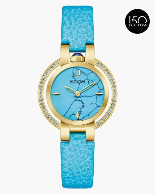 Dial Leather Strap Rubaiyat Summer 97R104 | Bulova Dial Leather Strap Rubaiyat Summer 97R104 | Bulova